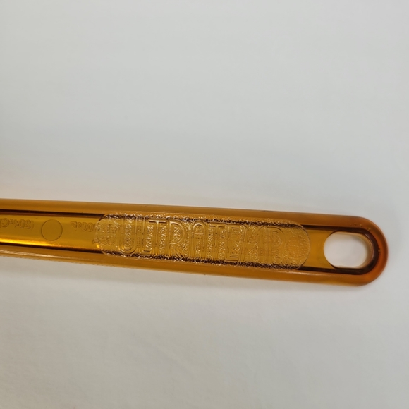 Vintage Ultratemp Amber Pie Cake Server #2119 Serrated Robinson Knife Co USA - Picture 2 of 8